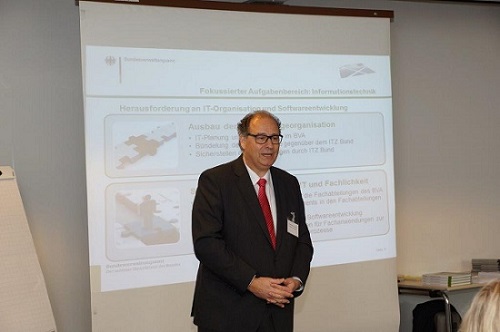 Präsident Christoph Verenkotte stellt das BVA aus Strategie- und Steuerungssicht vor